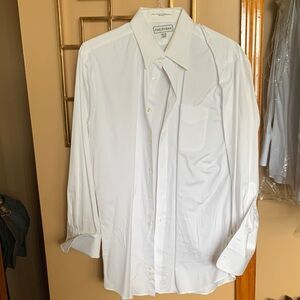 Paul Fredrick Men's Classic White Dress Shirt